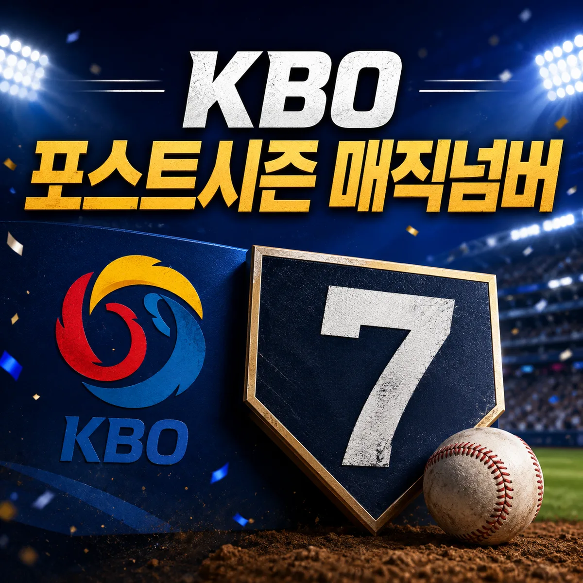 2026 KBO 포스트시즌 진출 조건, 매직넘버 확인하는 법